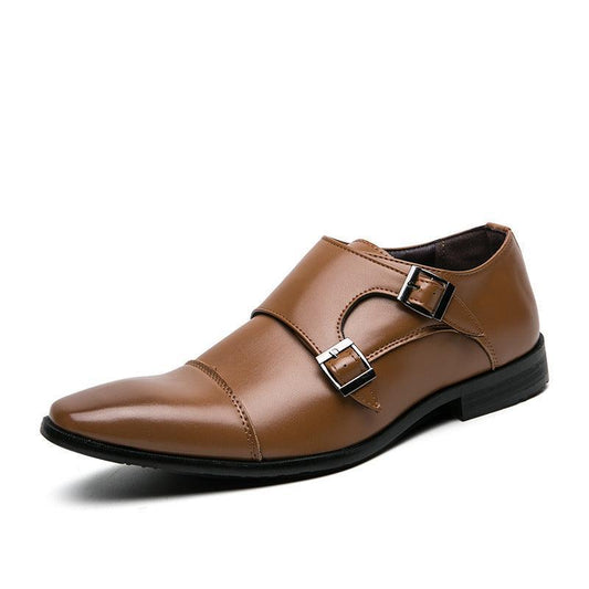 Men's Business PU Leather Shoes - ForVanity lace-up shoes, men's shoes Shoes