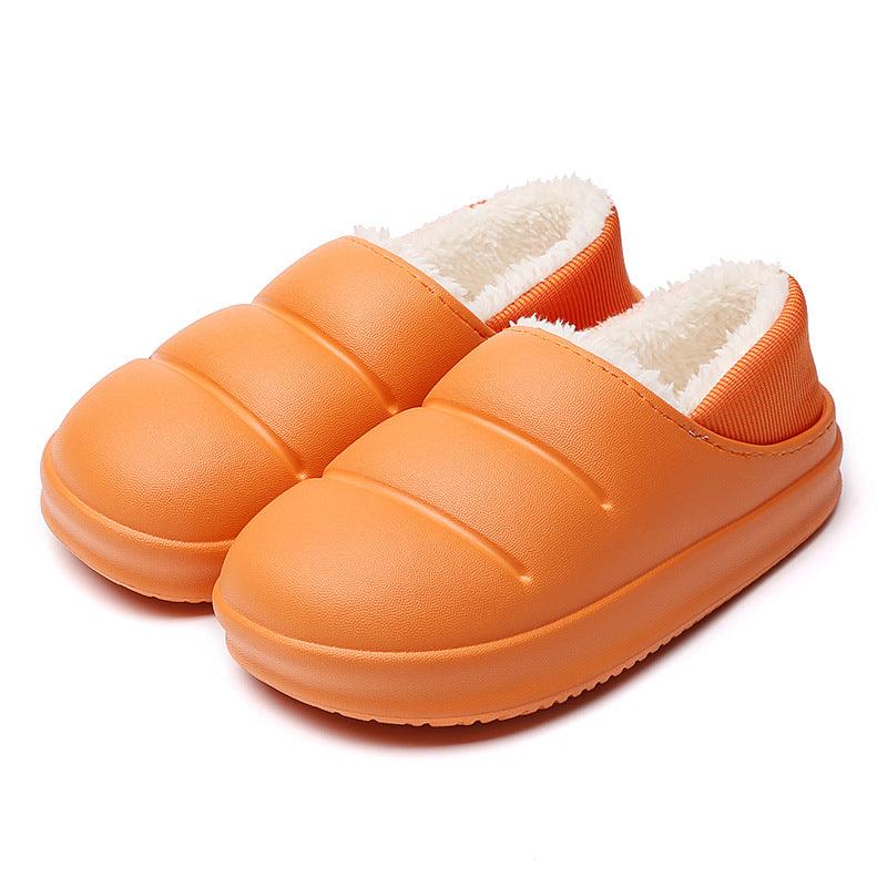 Couple Cotton Slippers Wiomen Winter Warm House Shoes Waterproof Garden Slipper - ForVanity SLIPPERS