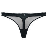 Ultra Thin Transparent Mesh Lace Thong Panties