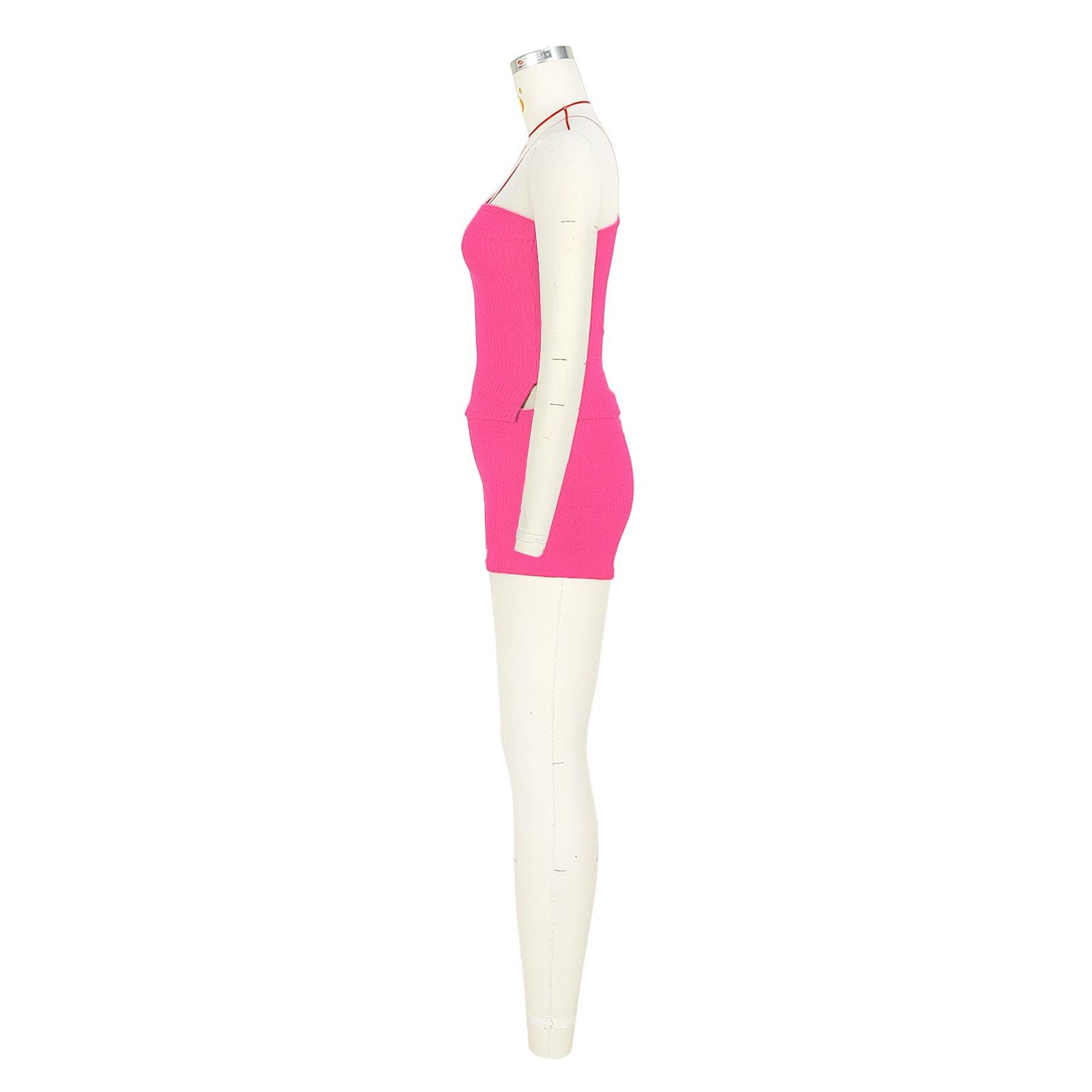Women Sunken Stripe Shorts Outfit - ForVanity 