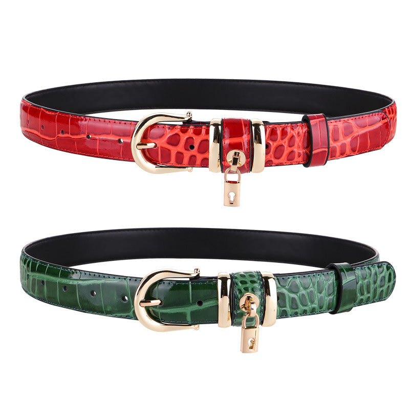 Elegant Wide Leather Decorative Belt - Versatile Colors to Complement Your Style