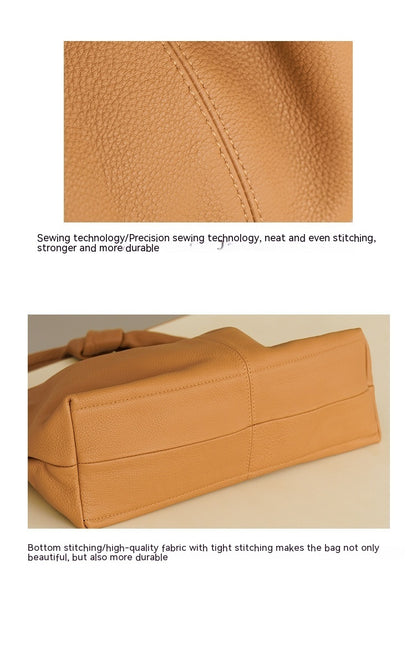 Women's Leather Handbag All-matching Underarm Bag