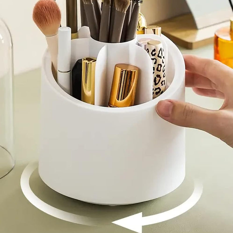 360° Rotating Makeup Brush Organizer - Dustproof, Multi-Compartment - ForVanity BEAUTY, Beauty & Hair, Beauty & Healthy, brushes & tools, Home & Garden, makeup Organisers & Nets