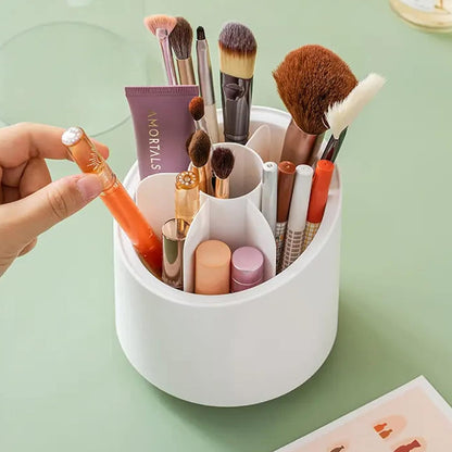 360° Rotating Makeup Brush Organizer - Dustproof, Multi-Compartment - ForVanity BEAUTY, Beauty & Hair, Beauty & Healthy, brushes & tools, Home & Garden, makeup Organisers & Nets