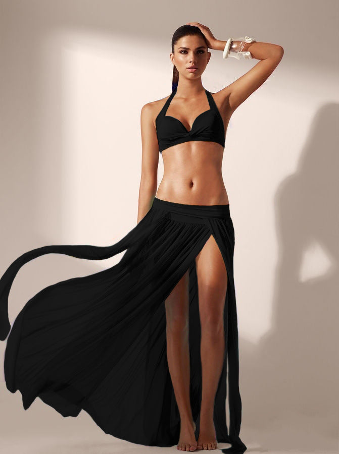 Beach Skirt With Elastic Waist Without Bikini