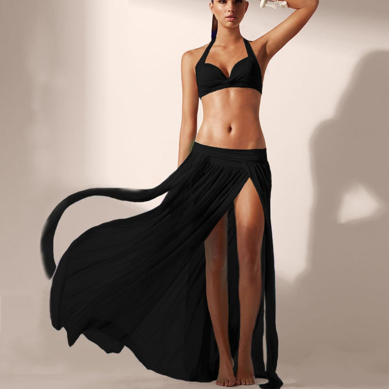 Beach Skirt With Elastic Waist Without Bikini