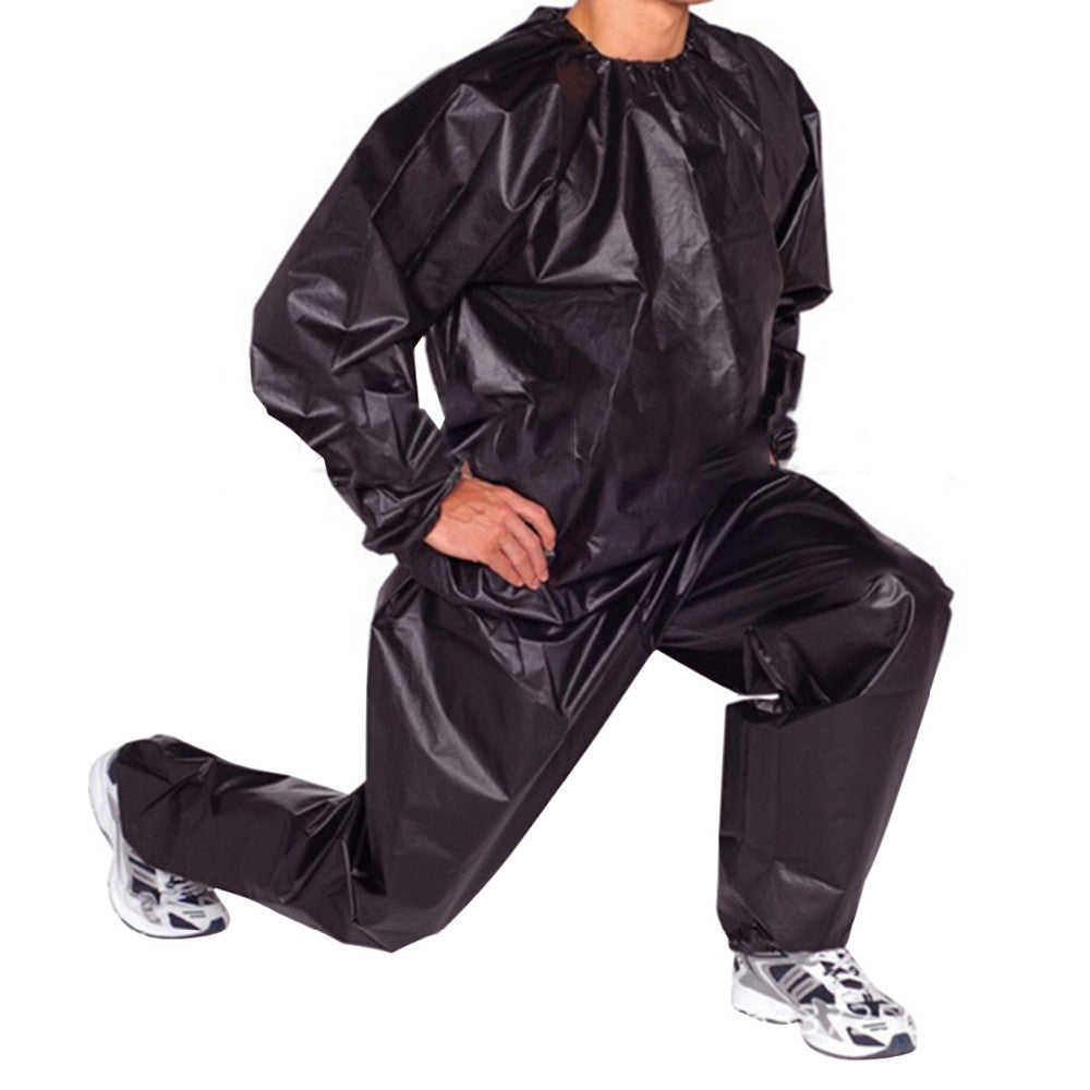 Heavy Duty Anti-Rip Sauna Suit - Unisex PVC Long Sleeve - Weight Loss & Sports