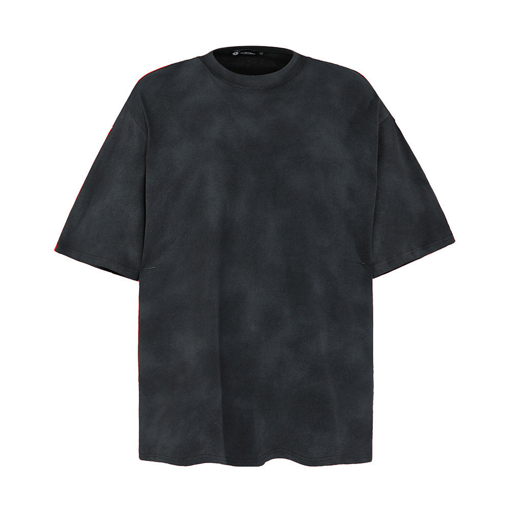 Men’s Cotton Tie-Dye T-Shirt – Loose Fit Short Sleeve Top