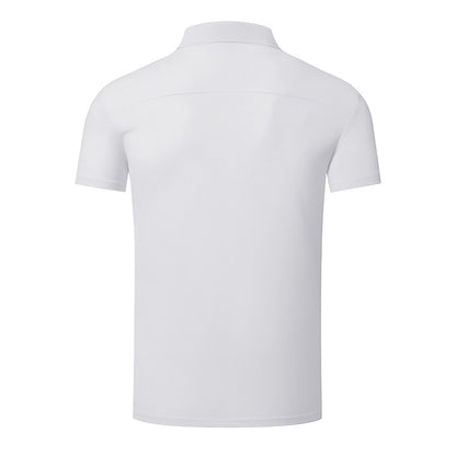 Classic Summer Polo: Men's Solid Short Sleeve Essential
