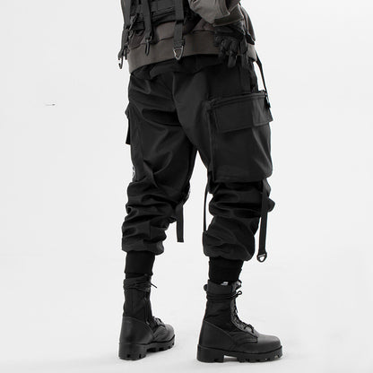 Men's Tactical Work Pants with Three-Dimensional Large Pockets