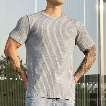 Sleek Sports & Leisure Tee: Slim Fit, Breathable Stretch for Every Season