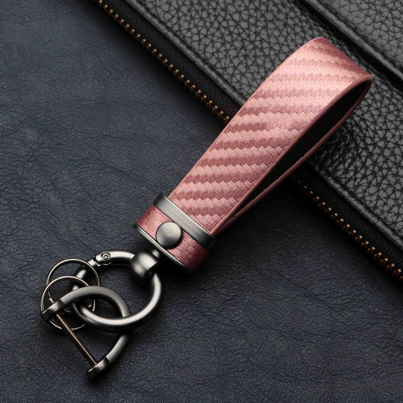 High-Grade Carbon Fiber Key Buckle with Anti-Lost Features