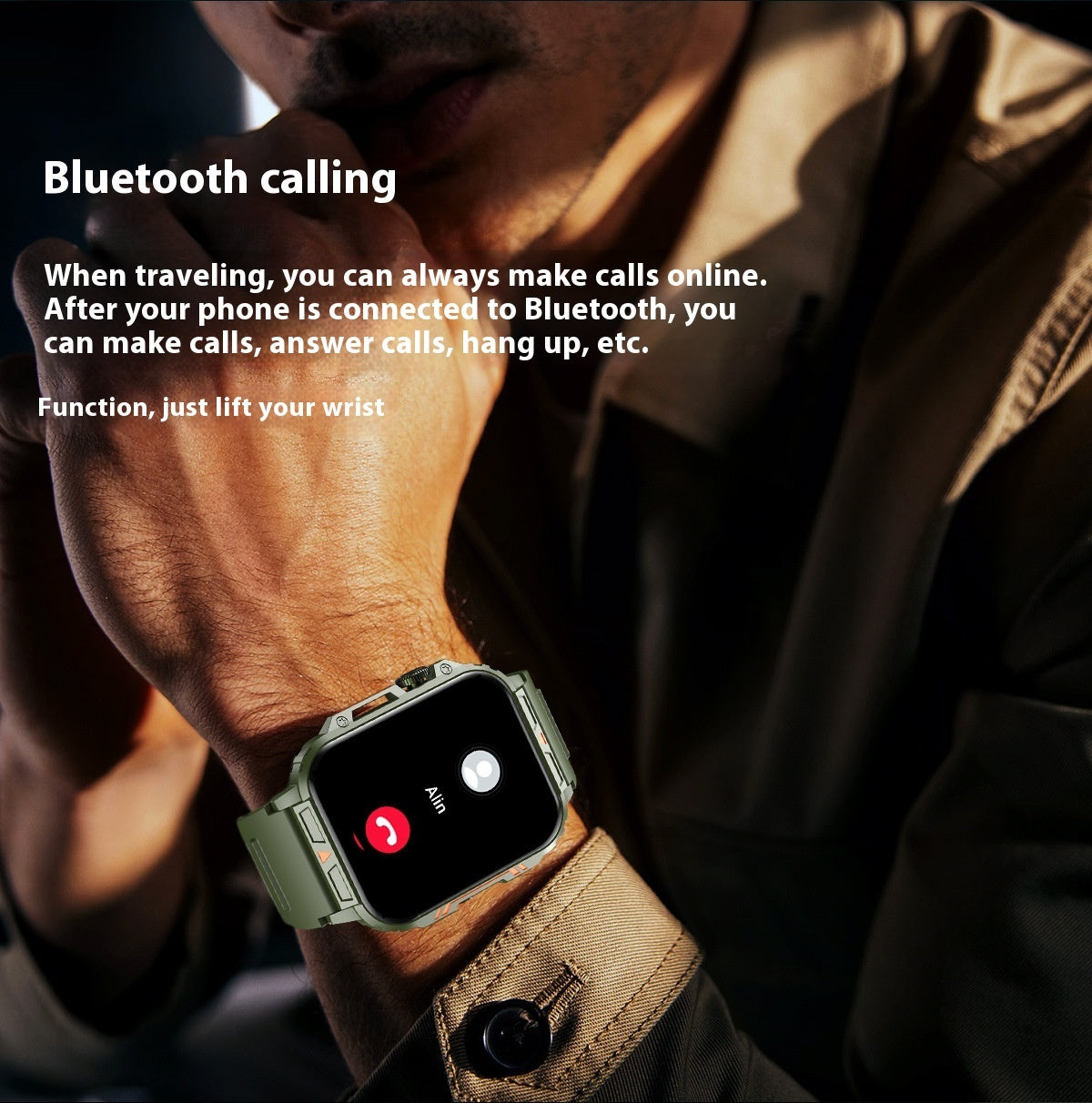 Smart Wireless Call Watch with Step Counting