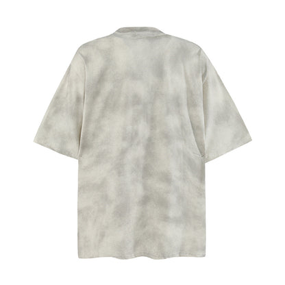 Men’s Cotton Tie-Dye T-Shirt – Loose Fit Short Sleeve Top