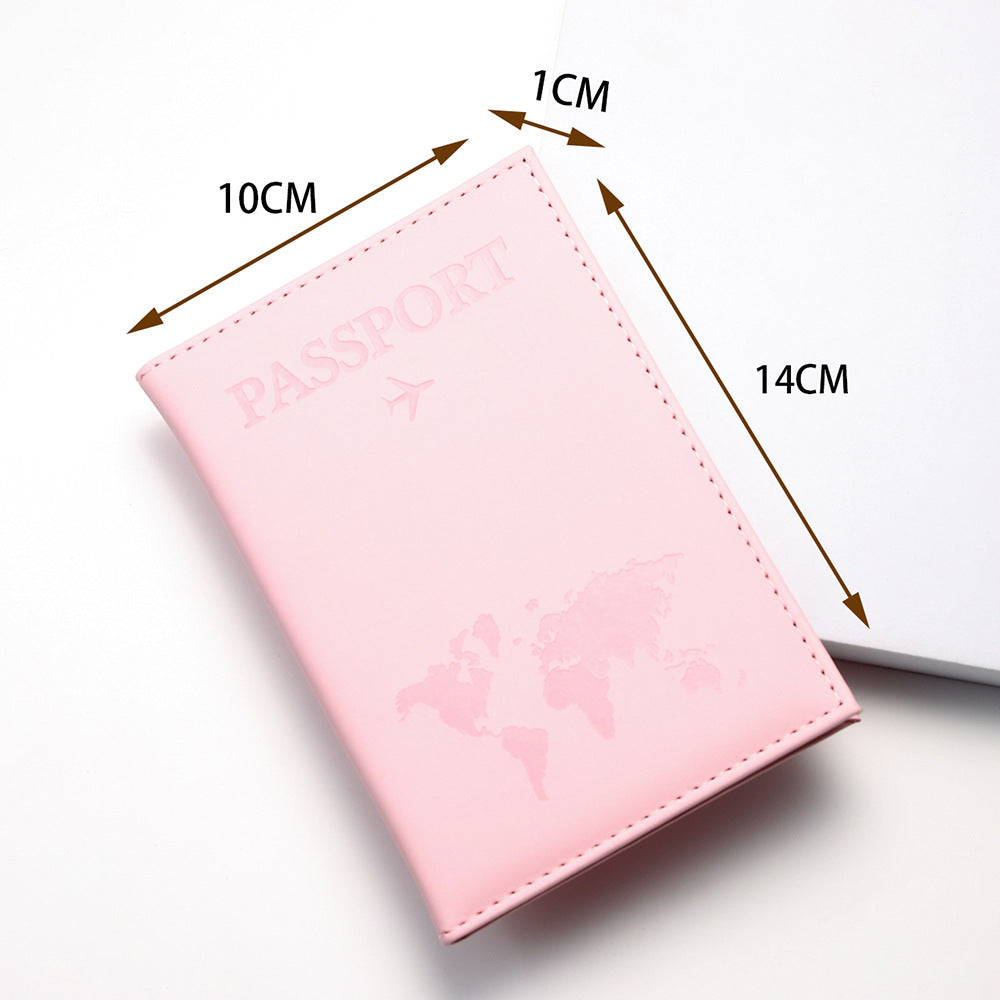 Geometric-Patterned Ultra-Light Passport Cover: Stylish Travel with Premium PU Leather