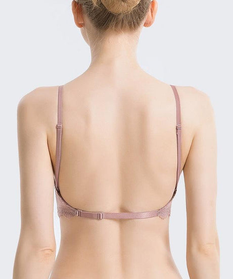 French U-Shaped Lace Triangle Cup Bra - ForVanity bras, women's lingerie Bras