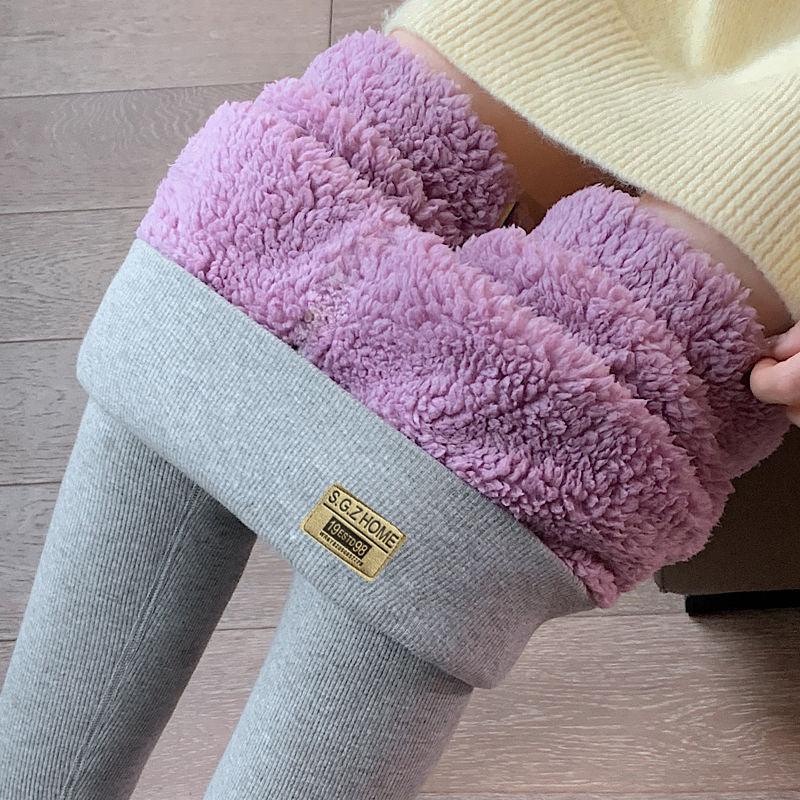 Women's Fashion Outerwear Winter Fleece-lined Thick Warm Pants - ForVanity pants