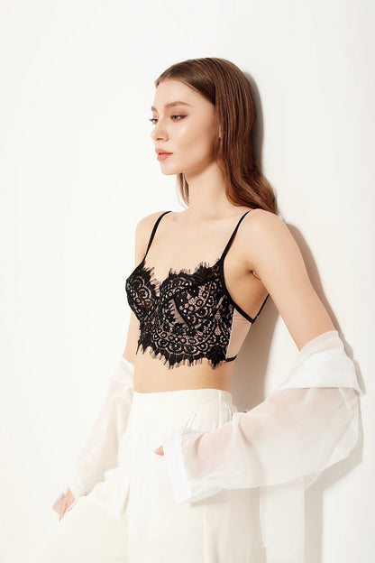 Lace Soft Push-Up Bra for Ample Busts