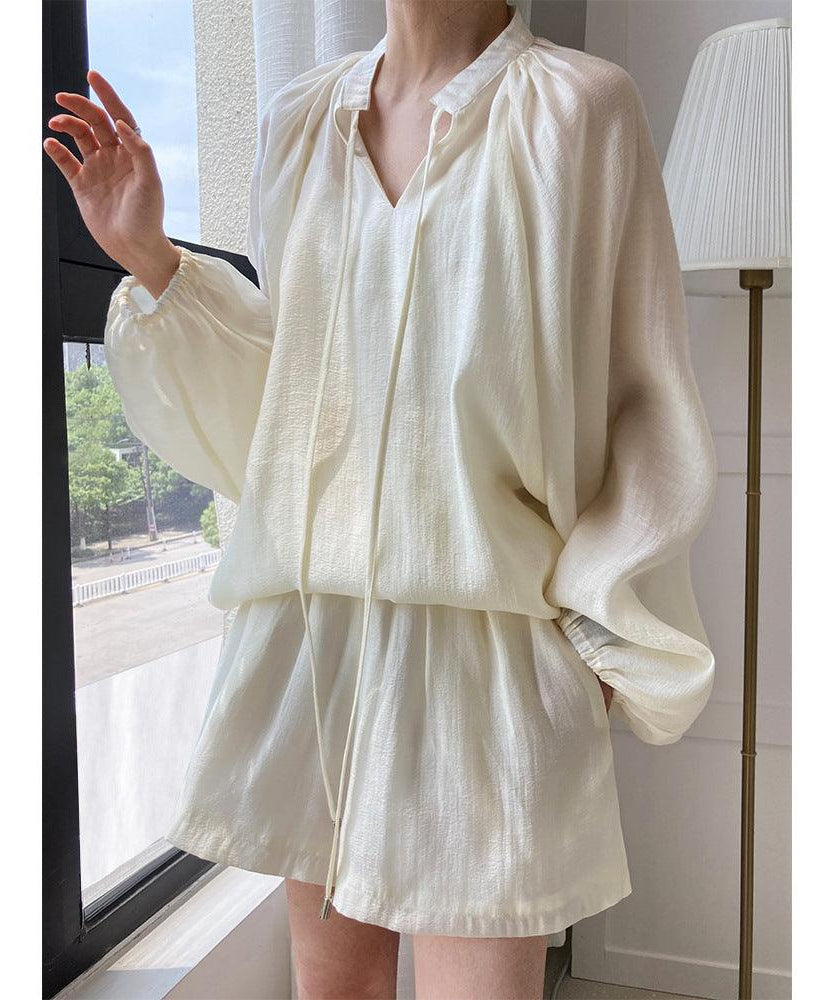 Summer Casual Sun Protection Shorts Outfit - ForVanity 