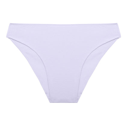 Women’s High Slit Cotton Briefs - Comfortable, Solid Color Underwear