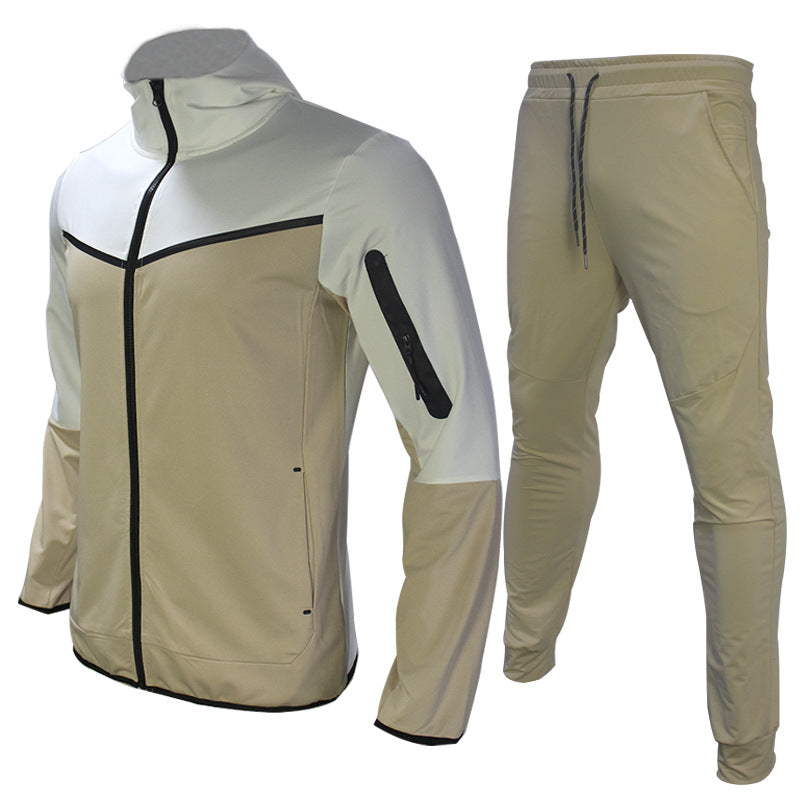 Men's Hooded Sportswear Suit with Trousers