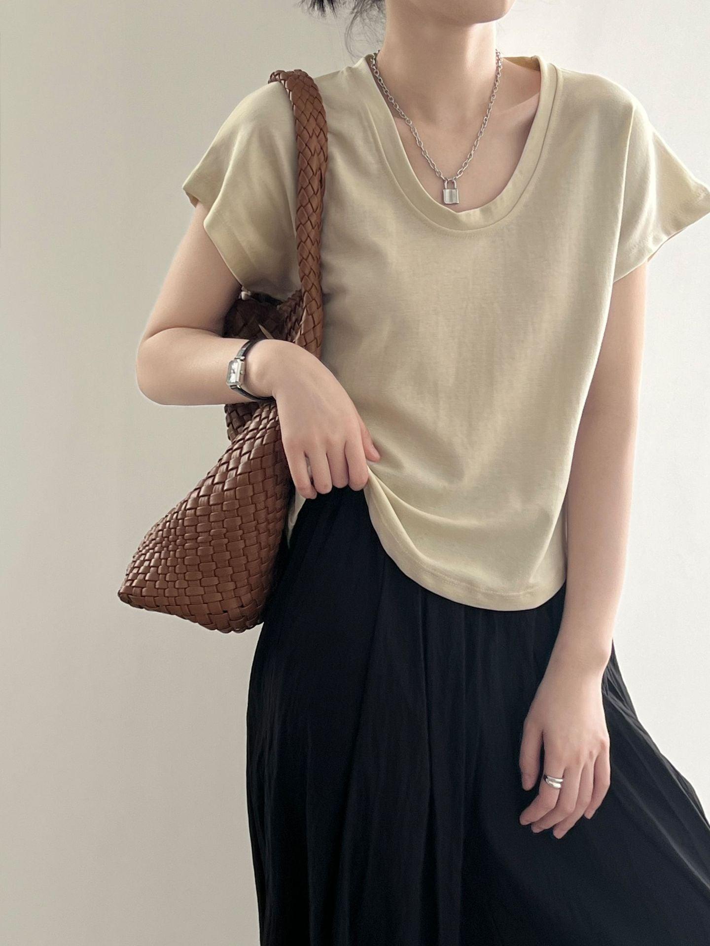 Women Summer Wide Sleeved Top - ForVanity women's clothing, women's t-shirts T-Shirts