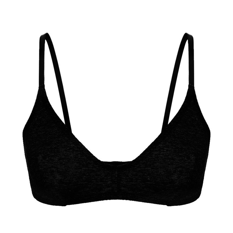 Wireless Thin Bra Push up Small Size Triangle Cup Bra