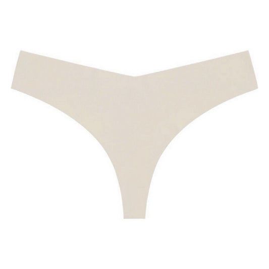 Seamless V-Shaped Low Waist T Back Thongs - ForVanity underwear, women's lingerie Thongs