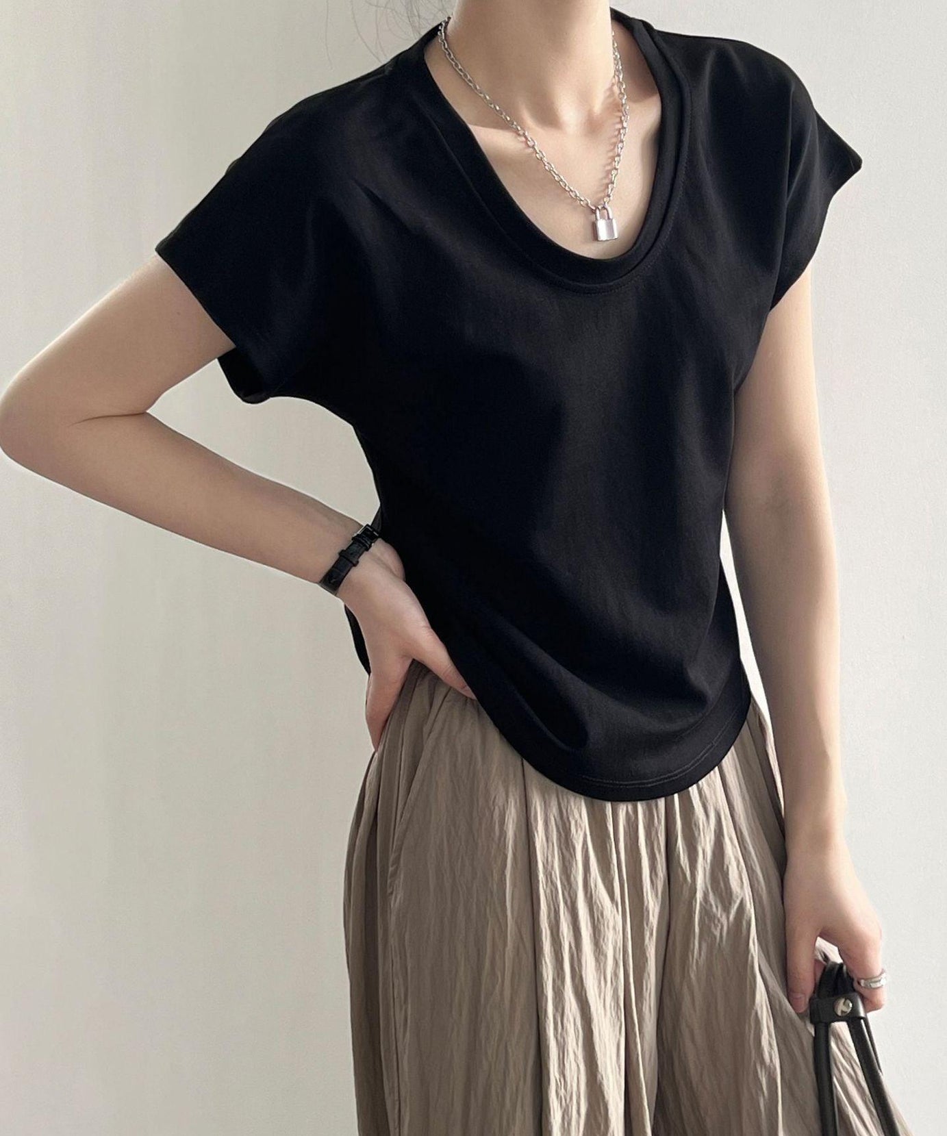 Women Summer Wide Sleeved Top - ForVanity women's clothing, women's t-shirts T-Shirts