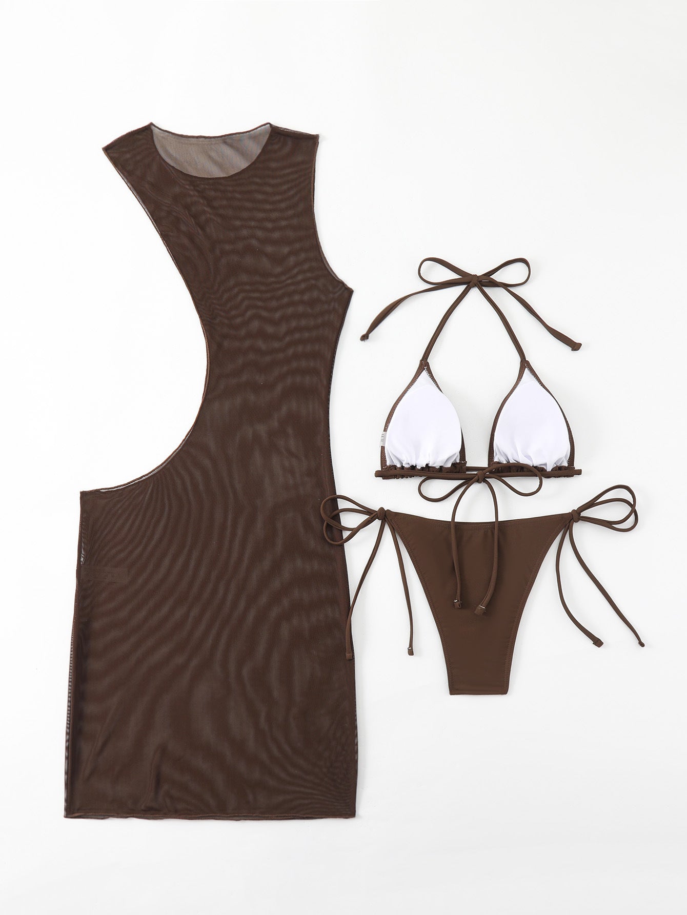 Three Piece Suit Split Swimsuit