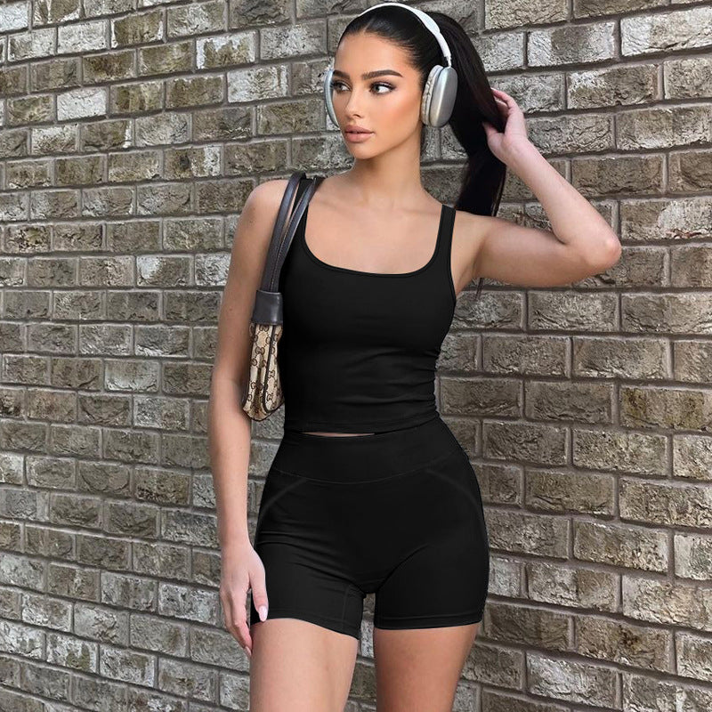 Women Summer Slim Shorts Outfit