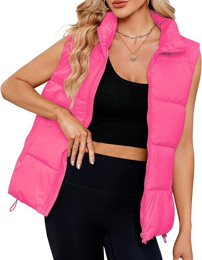 Women's Fashion Sleeveless Stand-up Collar Thermal Down Cotton-padded Vest - ForVanity Jacket