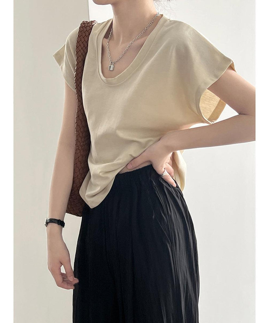 Women Summer Wide Sleeved Top - ForVanity women's clothing, women's t-shirts T-Shirts