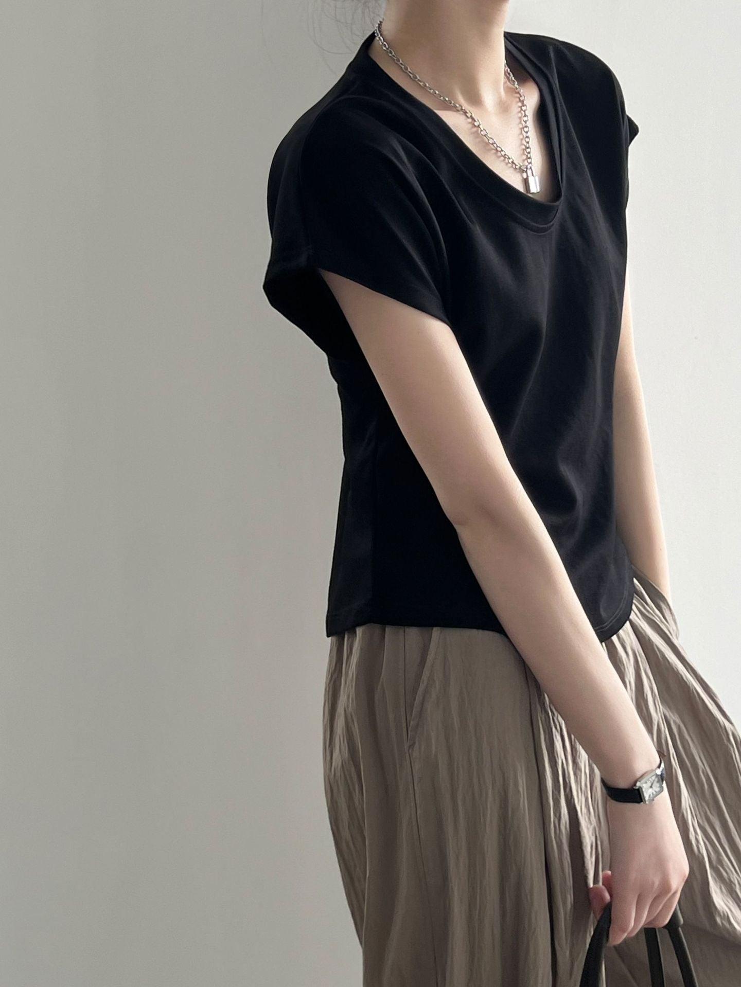 Women Summer Wide Sleeved Top - ForVanity women's clothing, women's t-shirts T-Shirts