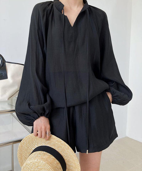 Summer Casual Sun Protection Shorts Outfit - ForVanity 