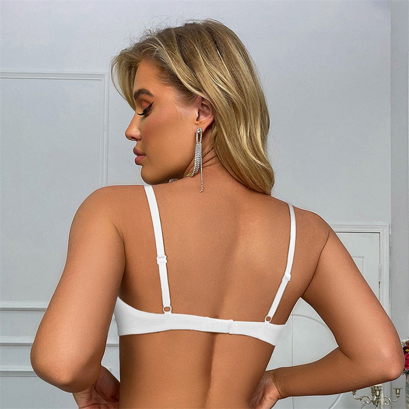 Wireless Thin Bra Push up Small Size Triangle Cup Bra