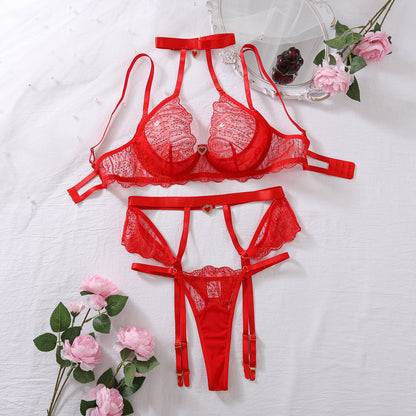 Luxurious Love Embroidered Lingerie Set