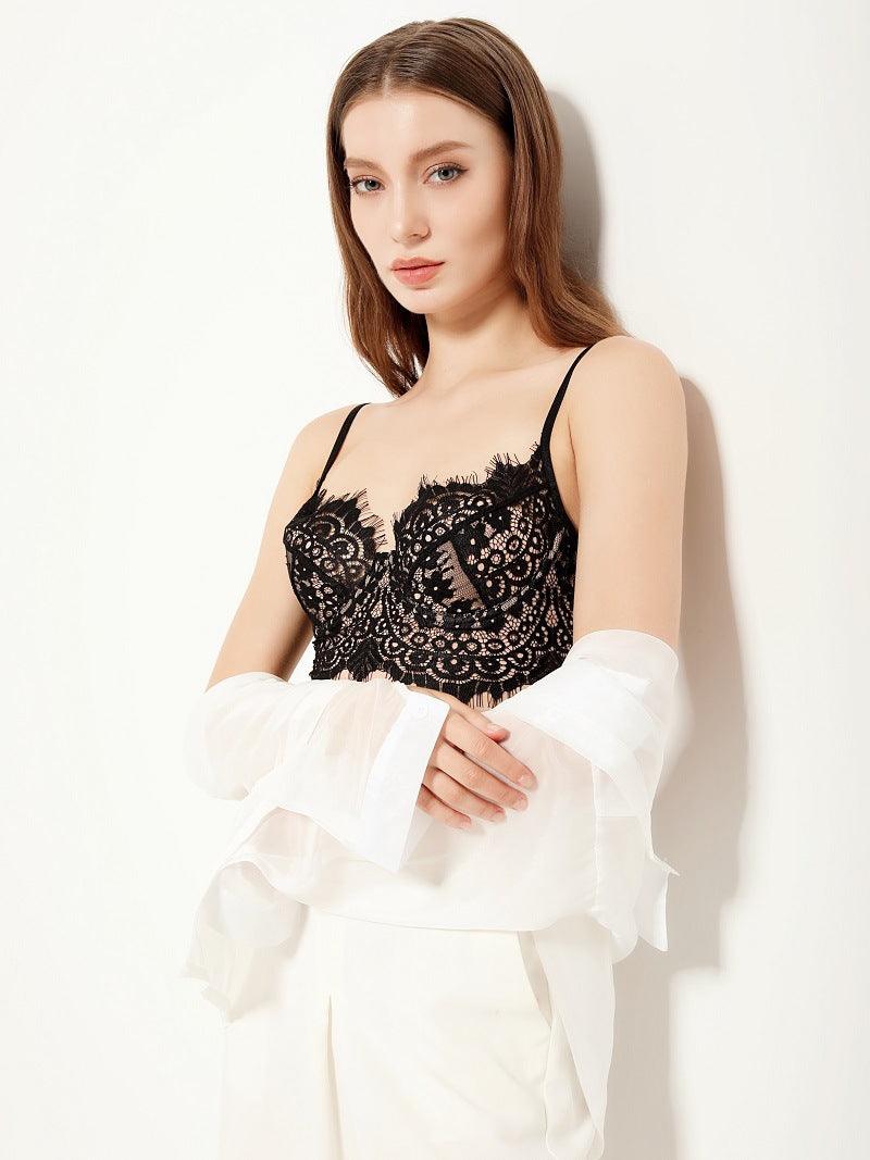 Lace Soft Push-Up Bra for Ample Busts - ForVanity bras, women's lingerie Bras