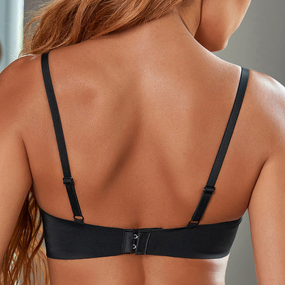 Contoured Perfection: Thin Push-Up Bra for Ample Support & Elegance