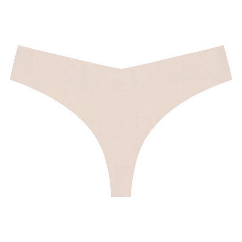 Seamless V-Shaped Low Waist T Back Thongs