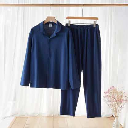 Couple's Pure Cotton Pajama Sets - Comfortable Home Wear