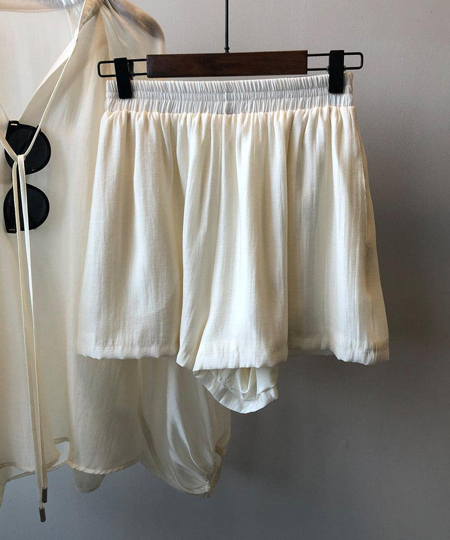 Women Summer Long Sleeve Shorts Outfit - ForVanity 