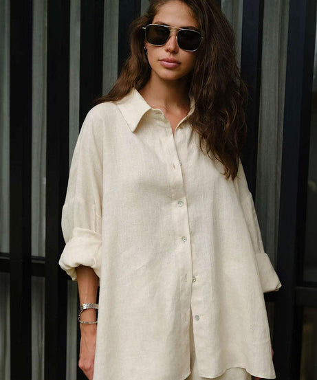 Summer Women Vacation Casual Loose Shorts Outfit - ForVanity 