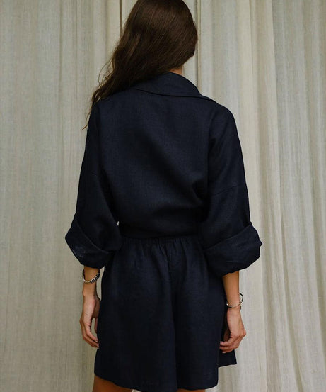 Summer Women Vacation Casual Loose Shorts Outfit - ForVanity 