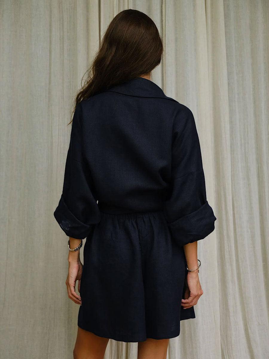 Summer Women Vacation Casual Loose Shorts Outfit - ForVanity 