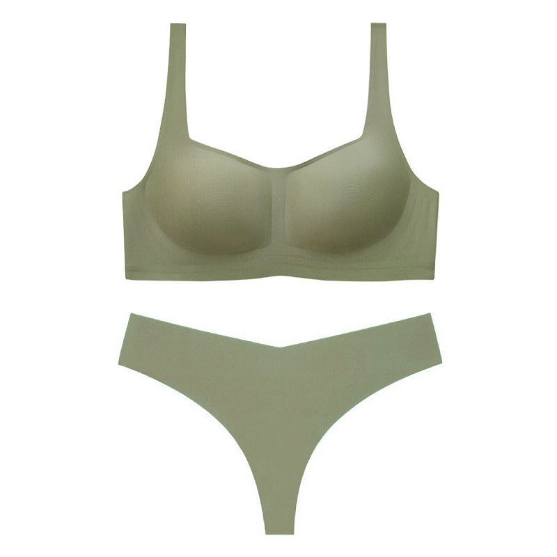 Wireless Seamless Full Cup Lingerie Set