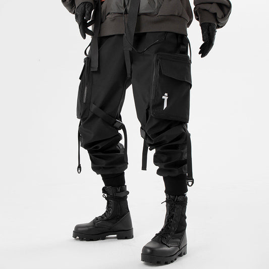 Men's Tactical Work Pants with Three-Dimensional Large Pockets