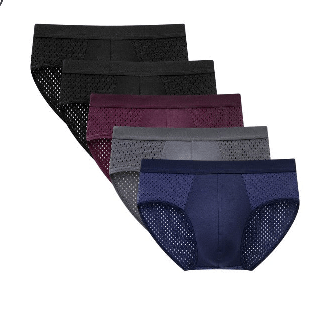 Ice Silk Breathable Men's Mesh Triangle Briefs - ForVanity boxers, men's clothing, men's underwear Boxers