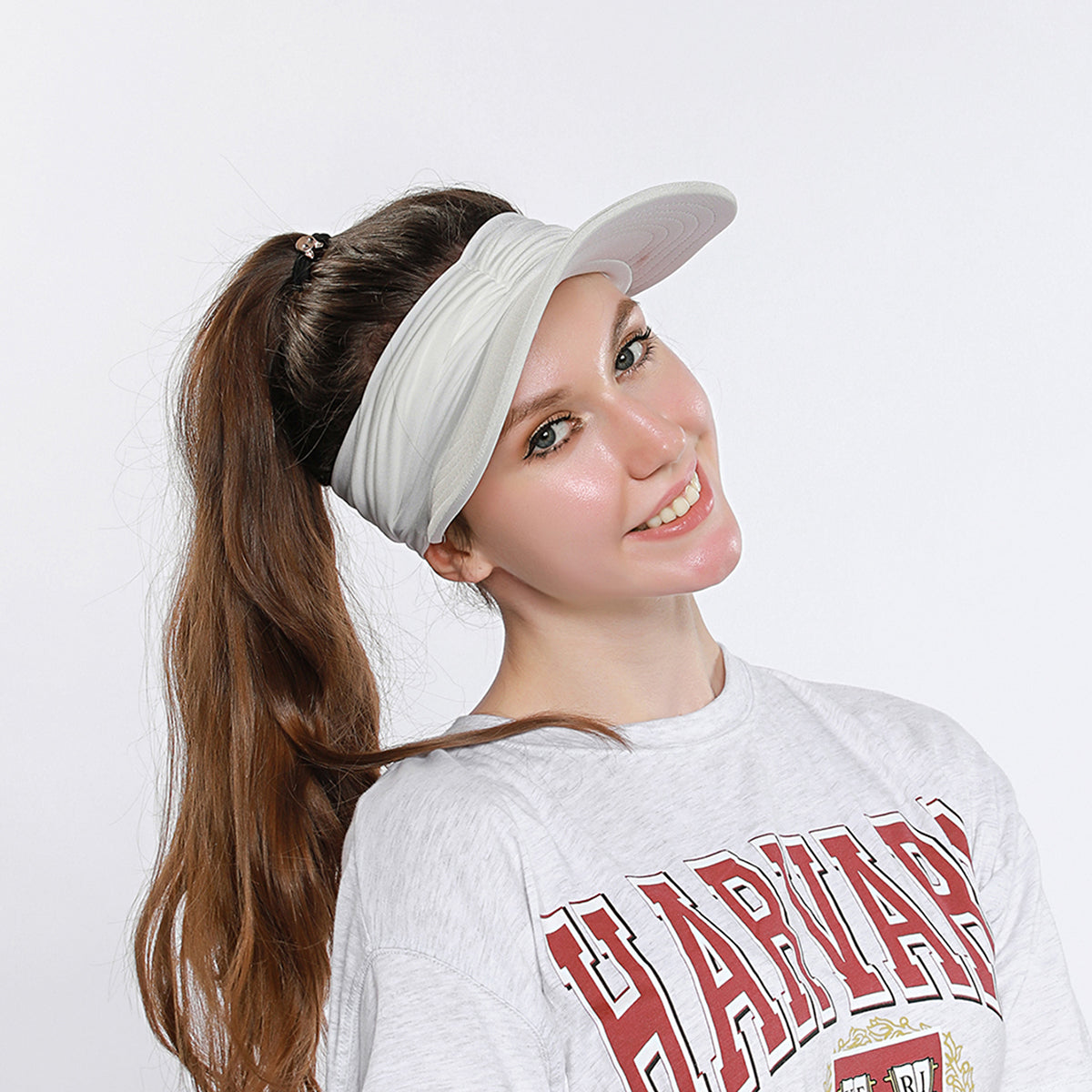 Sunscreen Baseball Cap with Flat Eaves - Topless Design for Ultimate Comfort