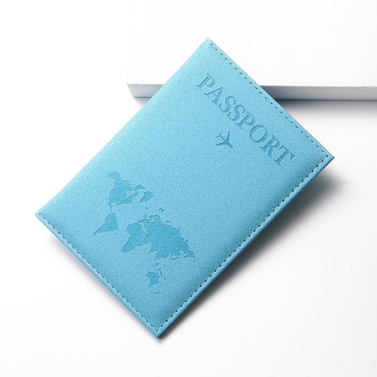 Geometric-Patterned Ultra-Light Passport Cover: Stylish Travel with Premium PU Leather